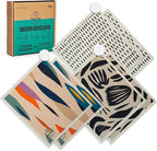 Harps&Seb Swedish Dishcloths for Kitchen Dishcloths - 6 Pack, Reusable Paper Towels with Clips, Super Absorbent Washable Non-Scratch Swedish Dish Towels, No Odor, Biodegradable