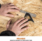 Evolution Power Tools R210CMS Compound Miter Saw, 8-1/4" Multi-Material Cutting TCT Blade Included Cuts Wood Metal Plastic & More, 45° - 45° Degree Miter & 45˚ Degree Bevel Angles, 1200W, 8-1/4"