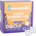 Greenseedz Laundry Pods, Fresh Lavender Scent, 32 Pacs, Eco Friendly, Powerful Clean, Skin Friendly, Biodegradable, HE Compatible