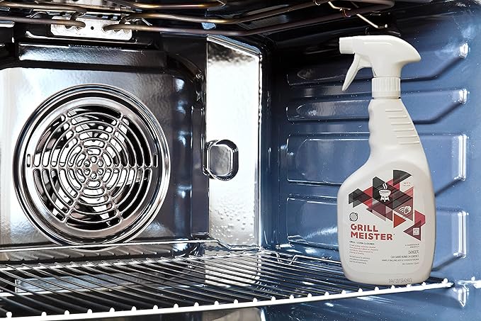 GrillMeister Degreaser & Cleaner for Oven, Grills, Fryers, & Barbeque, 1 Quart (3-Pack)