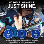 Zephyr Pro-40 The Perfect Metal Polish. for Chrome, Stainless Steel, Aluminum, Brass, Copper, Silver and Magnesium. Made in U.S.A. (16oz)