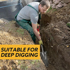 Drain Spade Sharpshooter Shovel Garden Spades Narrow Shovels for Digging&Metal Detecting,44 inches