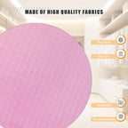 Hanging Closet Organizer, Easy Mount Foldable 6-Shelf Hanging Closet Wardrobe Storage Shelves, Clothes Handbag Shoes Accessories Storage, Washable Oxford Cloth Fabric, Pink
