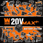 WEN Cordless Plate and Biscuit Joiner Kit with 20V Max 4.0Ah Battery and Charger (20648)
