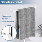 Towel Rack T-Shape Hand Towel Holder for Bathroom, Headband Holder Organizer and Bathroom Towel Racks,Kitchen Towel Rack White Hand Towel Holder