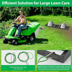 Pragmatist Lawn Leveling Rake, 34"x9.4" Leveling Rake 68" Leveler Tool Big Lawn Leveler Stainless Steel Landscaping Tool for Garden, Golf Lawn, Farm, Pasture, Yard Tool