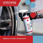 Gtechniq W6 Iron Removing Wheel & Paint Cleaner for Cars, Brake Dust Remover, Degreaser and Alloy Wheel Cleaner for Wheels, Rims and Paintwork, Safe on Coating - 5L