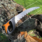 Kings County Tools Large Arborist Raker-Tooth Fast Cutting Pruning Saw | Green Wood Ready | Ergonomic Cushioned Handle | 20” Blade for Large Branches