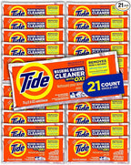 Washing Machine Cleaner by Tide, Washer Machine Cleaner with Oxi for Front and Top Loader Washer Machines, Deep Cleaning Residue & Odor Eliminator, 21 Month Supply
