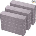 20 Pieces Pumice Stones for Cleaning - Pumice Scouring Pad, Stick Cleaner for Removing Toilet Bowl Ring, Bath, Household, Kitchen, Pool, 5.9 x 1.4 x 0.9 Inch(Gray)