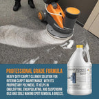Bonnet Cleaner 5857 - Heavy Duty Shampoo Carpet Freshener Solution for Machine - Fast Drying & Pet Safe Carpet Shampoo for Rotary Cleaners, Commercial, & Industrial Use - 1 Gallon Jug