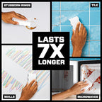 Mr. Clean Magic Eraser Sponge, All Purpose Cleaner, Cleaning Scrubber, Kitchen, Bathroom, Shower, Oven, Cleaning Supplies, Variety Pack with 1 Ultra Thick, 2 Ultra Foamy, & 3 Extra Durable, 6ct