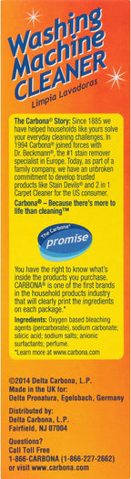 Carbona® Washing Machine Cleaner | Eliminates Odor & Residue | 3 Count, 1 Pack
