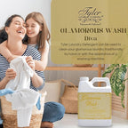 Worldwide Nutrition Bundle Compatible with Tyler Candle Company Glamorous Wash Diva Laundry Liquid Detergent - Diva Scented Luxury Detergent - Hand and Machine Washable - 907g (32 Fl oz) with Keychain