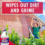 30 SECONDS Pressure Washer Concentrated Cleaner – Power Cleans Stains from Algae, Mold & Mildew, Dirt, Grime – Makes up to 20 Gallons, 2 PACK