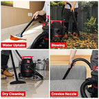 Shop-Vac 5430112 Wet/Dry Vacuum, 4 Gallon, 4 Peak HP, 1-1/4 Inch Diameter x 6 Foot Hose, 10 Foot Cord, Ideal for Jobsite, Garage, Workshop & Home