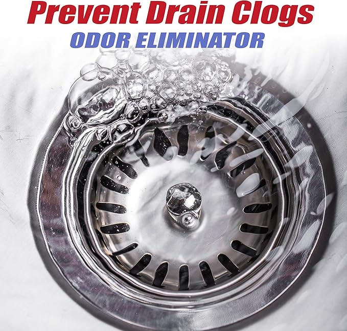 SANI 360° Sani Sticks Drain Cleaner and Deodorizer, 24 Count, Lavender Scent Enzyme Pipe Cleaners, Eliminate Odors, Prevent Clogged Drains, Safe for Sinks, Bathtub Drains, Septic Tanks