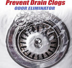 SANI 360° Sani Sticks Drain Cleaner and Deodorizer, 48 Count, Lavender Scent Enzyme Pipe Cleaners, Eliminate Odors, Prevent Clogged Drains, Safe for Sinks, Bathtub Drains, Septic Tanks