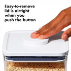 OXO Good Grips POP Container, 1.2 Qt - Rectangle - Pasta, Transparent