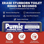 PUMIE Heavy Duty Scouring Sticks, by United States Pumice Co, Cleans Porcelain, Ceramic Tile, Concrete Masonry and Iron, Institutional Pack of 24 Bars
