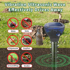 4 Pack Mole Repellent Solar Powered,Gopher Repellents,Solar Powered Waterproof Vole Repellent, Flash&Vibration is Suitable for Lawn, Courtyard and Outdoor Mole Deterrent for Yard