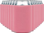 Blank Beer Can Coolers Sleeves (14-Pack) Soft Insulated Beer Can Cooler Sleeves - HTV Friendly Plain Can Sleeves for Beer Cans & Bottles - Blanks for Vinyl Projects Wedding Favors & Gifts (Salmon)