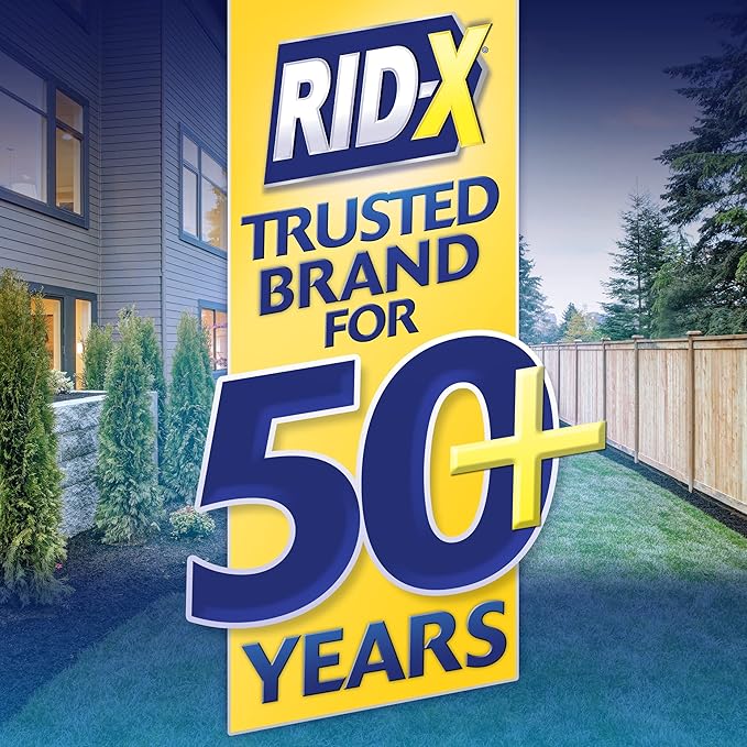 Rid-X Platinum Septic System Treatment, 3 Month Supply of Liquid, 24 Fl Oz