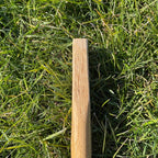 alanx 14 inch Replacement Oak Wood Handle with one pin, Garden Hand Tool Handle