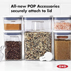 OXO Good Grips POP Container, 1.2 Qt - Rectangle - Pasta, Transparent