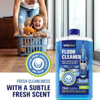 WoldoClean Floor Cleaner Solution for Robot Mops 25.36 fl.oz - Concentrate Makes 40 Gallons, compatible with Roborock, Dreame, Roomba, Tineco