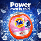 Tide Power PODs + Downy Laundry Detergent Pods, 18 Count, Soft Boosters + April Fresh