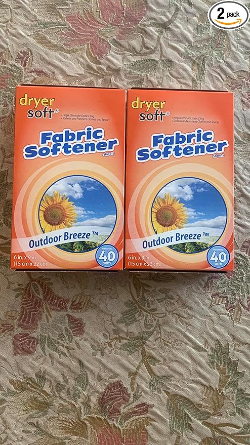 Dryer Soft Fabric Softener Outdoor Breeze (2 Pack)
