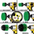Cleaning Supplies - Kitchen Accessories - The Ultimate Kitchen Drill Brush Attachment Kit - Crock Pot - Cast Iron Skillet - Countertops - Cooktop - Oven - Sink - Backsplash - Trash Can – Flooring