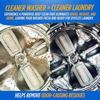 Oh Yuk Washing Machine Cleaner For All Washers (Top Load, Front Load, HE and Non-HE), Natural Citrus Fragrance, Four Cleanings Per Bottle, Septic Safe, 16 Fl Oz