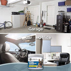 SMELLS BEGONE Pet Odor Absorber Gel - Air Freshener & Odor Eliminator - Made with Essential Oils - Fresh & Clean Scent - 15 Ounce