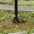 Manual Weed Puller Tool - 4-Claw Steel Head - Efficient Weed Remover with Long Handle for Garden Weeding Easily Remove Weeds Effortlessly Without Kneeling