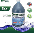 1-Gallon Windshield Washer Fluid Concentrate, Makes 500 Gallons, Biodegradable Bug, Grime & Dirt Remover Fluid, Commercial-Grade Streak-Free Glass Cleaner for Cars, Trucks & Fleets