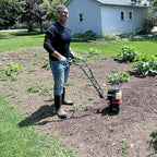 Thunderbay Cultivator 4Cycle 40cc Gas Powered Tiller w/Adjustable 4 Steel Tines Small Rototiller