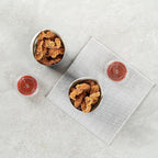 Restaurantware Bio Tek 12 Ounce French Fry Containers 100 Disposable Charcuterie Cups - Incline Design Round Frenchie Paper French Fry Cups Stackable For Waffles Chips or Popcorn