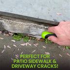 Garden Guru Patio Crack Weeder Tool with Ergonomic Handle – Stainless Steel Weed Puller for Patio Sidewalk Driveway Cracks | Rust Resistant (2 Pack)