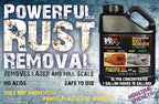 Rust911: Makes 8-Gallons of Rust Remover Dissolver - Economical, Safe-to-Use, No Acids - Fast Rust Removal Without Sanding or Harsh Chemicals: Ultra-Concentrated 1/2-Gallon Bottle
