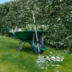 Garden Rake for Leaves, Heavy Duty Metal Adjustable Leaf Rake for Lawns, Length 37"-81", Adjustable Expandable Head 8"-15", Garden Tools for Lawn Garden Yard Flowers Beds Bush
