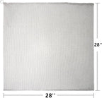 Cast Iron Cleaner & Chainmail Skillet Scrubber - 28''x28'' 3.8mm Small Ring, 316L Stainless Steel Interlocking Mesh Sheet, Flexible Chainmail Panel, Fine Linked Ring Fabric, Woven Ring Net