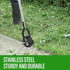 Wheel Rotary Edger, Adjustable Length Lawn Edger, Stainless Steel Lawn Tool, Lawn Tool for Manual Edger, Sidewalks, Gardens, Driveways and Flower Bed Edging