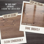 Quick Shine Multi Surface Floor Cleaner Daily Care 24oz | Plant-Based, Ready to Use, Dirt Dissolving, Streak Free, No Rinse | Use on Hardwood, Laminate, Luxury Vinyl Plank, Tile & Stone | Safer Choice