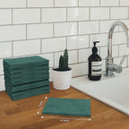 100 Pack Heavy Duty Scouring Pads 3x4 Inch – Green Scrubbing Pads, Non Scratch Bulk Scrub Pads for Kitchen, Dishes, Pots, Pans, Grill & Household Cleaning – Reusable Multipurpose Scrubber Pads