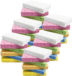 ARCLIBER Cleaning Sponge,Kitchen Sponges Pack,Non-Scratch Cellulose Sponge for Bathroom,Cars,Colorful Compressed Sponge (36 Pack)