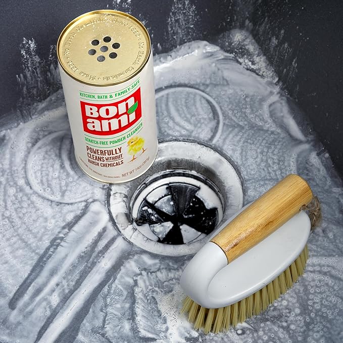 BON AMI Powder Cleanser for Kitchens & Bathrooms - All types of Surfaces, Cleans Grime & Dirt, Polishes Surfaces, Absorbs Odors (12 Pack)