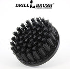 Ultra Stiff 4-Inch Electric Spin Scrubber: Industrial Cleaning Supplies for BBQ, Oil Stains, Rust, Metal, Concrete, Grates, Smoker, Griddle, Outdoor Deck, Garage, & Driveway - No Wire Brush for Drill