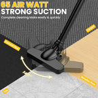 Cordless Vacuum for Dewalt Battery, 5 in 1 Lightweight Handheld Vacuum Cleaner with 500W Powerful Motor, 46 CFM Portable Hand Vacuum with Filtration HEPA for Floor, Carpet(Battery Not Included)
